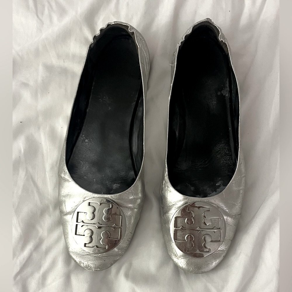 Tory Burch Flats | Silver
